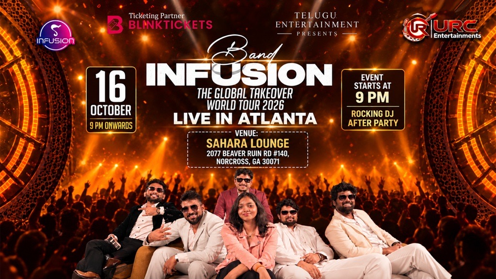 Band Infusion Live in Atlanta - The Global Takeover World Tour 2026 - Image 1